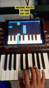 EASY FINGERING PRACTICE PIANO FOR BEGINNER