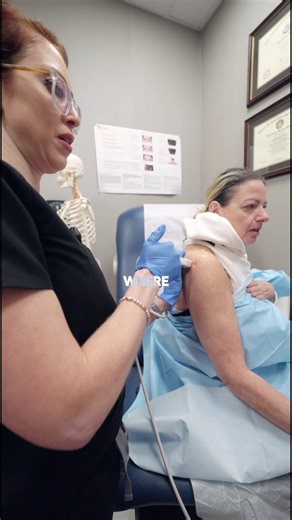 How to relive pain from arthritis? Steroid injections help reduce inflammation in arthritic shoulder joints, relieving stiffness and pain that limit motion. This allows patients to stretch, move, and participate in physical therapy more comfortably—improving long-term mobility and function. #arthritis #painrelief #painmanagement