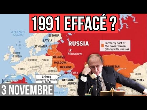 POUTINE BRISE L’HISTOIRE : LA RUSSIE EFFACE 1991 ? L’EUROPE AU BORD DU CHAOS !