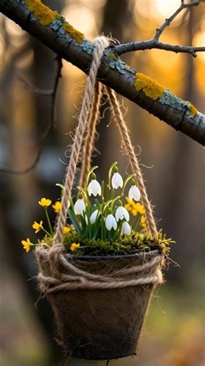 Creative Spring Flower Ideas 🌸 Garden & Home Inspiration #shorts