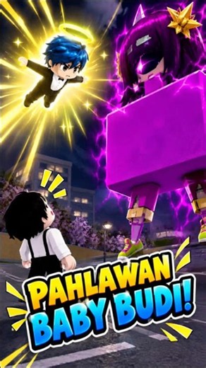 Baby Budi si pahlawan datang tolong Yuta! 🦸‍♂️✨ #BabyBudi #yuta #sakuraschoolsimulator