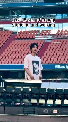 He knows how to chill #bts #arirangtour #soundcheck #yoongi #민윤기 #방탄소년단