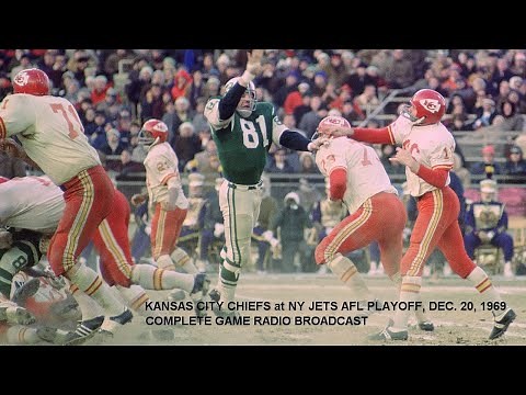 RADIO BROADCAST - NY JETS v s CHIEFS 1969 AFL PLAYOFF