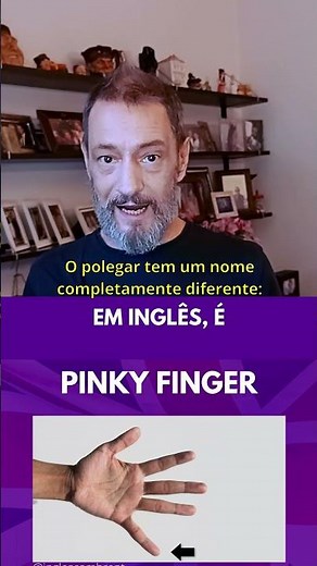 DEDOS DA MÃO - FINGERS: PRONÚNCIA E VOCABULÁRIO EM INGLÊS #pronunciaingles #falandoingles