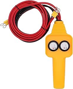 Winch Controller, Push Button Winch Remote Assembly Replacement for Pulling 1500lbs to 5000lbs, 12V Electric Winch Wired Capstan Handheld Remote Controller, Car Accessories