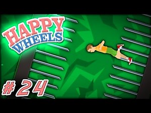 HE KICKED US IN THE EYE! || Happy Wheels #24