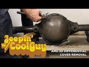 Jeep CJ7 AMC 20 Differential Cover Removal