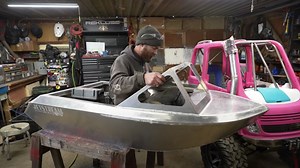 A DIY YouTuber has built the world's smallest 100-HP jet boat