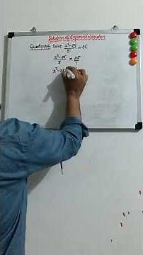 Solve the rational equation