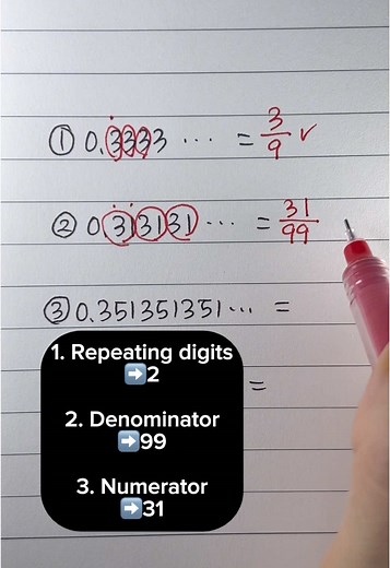Convert Repeating Decimals to Fractions Easily