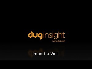 Import a Well