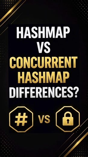 HashMap vs ConcurrentHashMap | Key Differences in Java #shorts #interview
