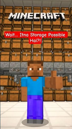 Unlimited Storage in Minecraft 😱 | Auto Chest System #minecraft #shorts #gaming