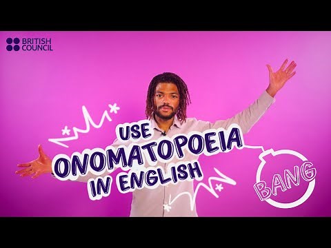 Bang! How to use onomatopoeia - a Mini English Lesson