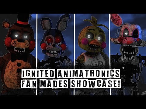 [C4D/FNAF] Ignited Animatronics Showcase !! (Fan Mades)