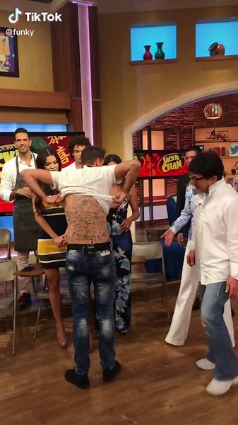 This is one of my favorite people on Earth! Jackie Chan was my idol growing up and being able to collaborate with him is such an incredible thing for me! #jackiechan #worldrecord #reaction #tattoo #tiktok #foryou