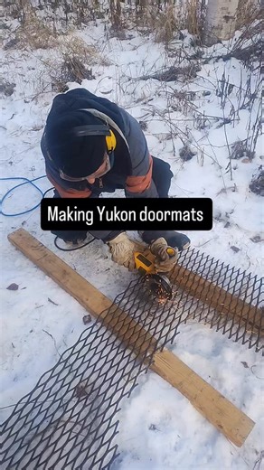 Pretty sure this is the matting miners use in sluice boxes to catch gold. Anyways, always delighted to find old junk in the bush! #yukon #yukonriver #offgrid #intothewild | Yukon Bush Life