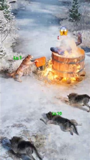 🍀 Top Funny Games : Wolf Game: Wild Animal Wars 🐺 #wolfgame #topfunnygames #tieuphongcuoi