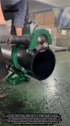 Amazing Plastic Pipe Cutting Machine | Precision PVC Pipe Cutter Tool #shorts