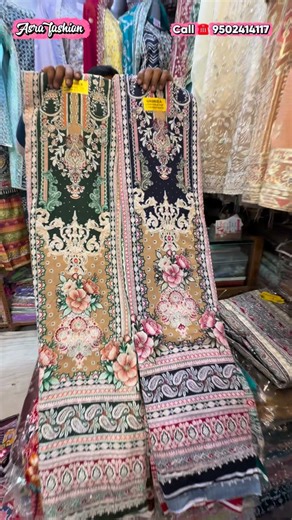 ASRA FASHION💮📲-9502414117 on Instagram: "2 suits for ₹999/- original Pakistani riyyon suits 👗🔥‼️ shop this only at @asra_fashion__ Call or WhatsApp’s ☎️ 9502414117 Address- Asra fashion Patel market Hyderabad #explore #reelitfeelit #dress #reels #asrafashion"