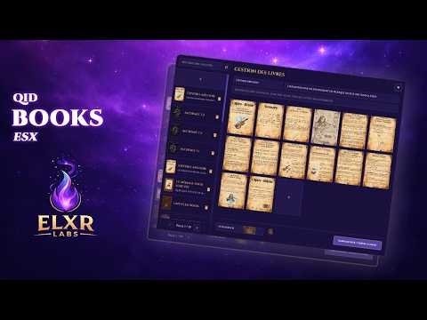 FiveM BOOKS MANAGER | Create, read and manage books in-game | ELXR Labs