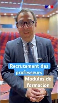 Modules de formation aux concours #JeDeviensProfesseur