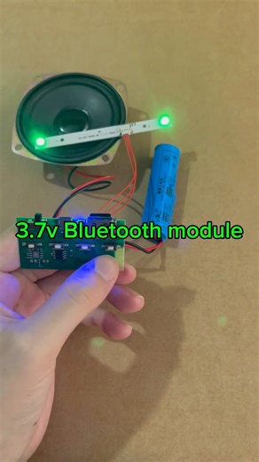 #3.7v Bluetooth module #LED #5v charging | 易伍易伍