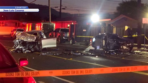 22-year-old man killed in head-on collision in Indio; Driver suspected of DUI