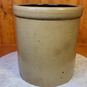 Red Wing 1 Gallon Crock Bottom Signed Minnesota Stoneware Rare Farmhouse Decor Circa - 1883 - 1900 - Etsy