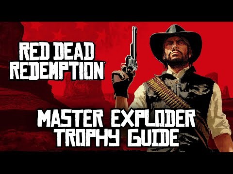 Red Dead Redemption - All 5 Explosive Rifle Challenges (Master Exploder Trophy Guide)