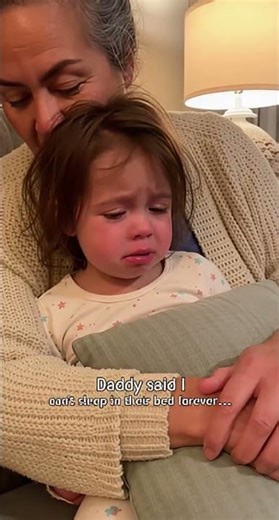 Daddy said I can’t sleep in their bed forever #tutorial #baby #viral #momlife #newborn