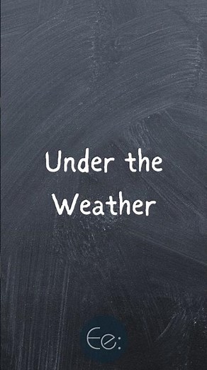 Under the Weather 🌧️ What Does it Mean? by English explained #phrases #idioms #expression #meaning