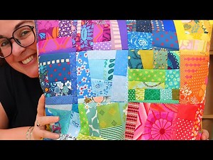 How I Use Scraps That Are Too Small (No Pattern, No Plan!)