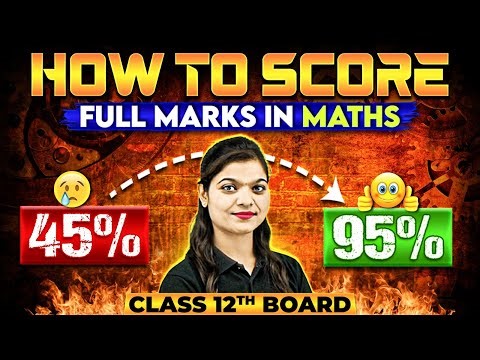 HOW To Score 100/100 in MATH'S 🤯| Full Year Masterplan || Class -12th BOARDS 🔥