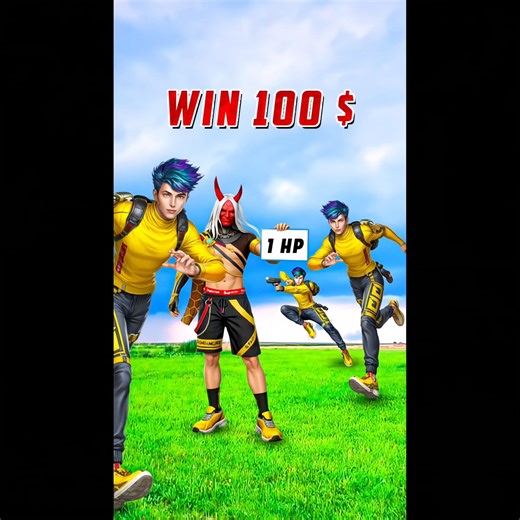 1 HP Challenge 😳 Booyah = ₹100 💸