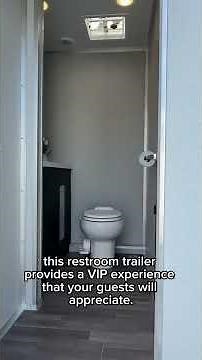 4-Station Luxury Restroom Trailer | Elegant & Portable Restroom Solution for Events