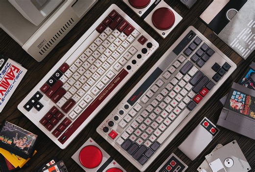 8BitDo unveils first-ever mechanical keyboards, inspired by NES and Famicon