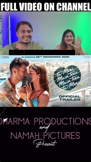 TU MERI MAIN TERA MAIN TERA TU MERI TRAILER REACTION Kartik A, Ananya P | Sameer V | 25 Dec