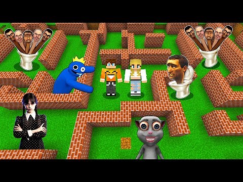 JAK PRZETRWAĆ W LABIRYNCIE Z POTWORAMI?! w Minecraft