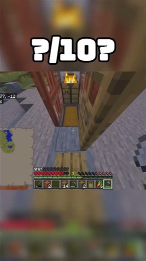 Smallest Base Ever Built in Minecraft #shorts #minecraft