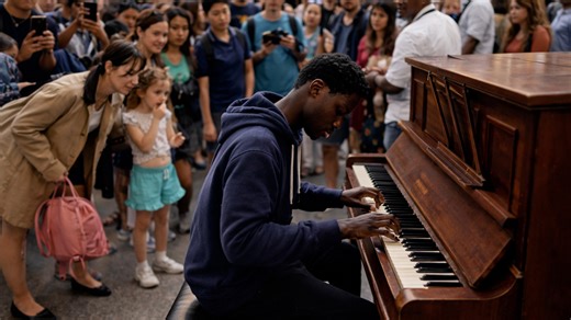 Live classical music in the middle of the station
