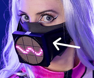 Lady Gaga Cosplay - Making the LED Matrix Mask From the VMAs