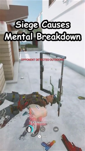 Siege Causes Mental Breakdown #ytshorts #siege #r6 #shorts #rainbowsixsiege #siegex