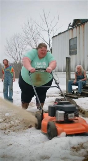 Susan just mowing the snow #comedy #shorts #relatable