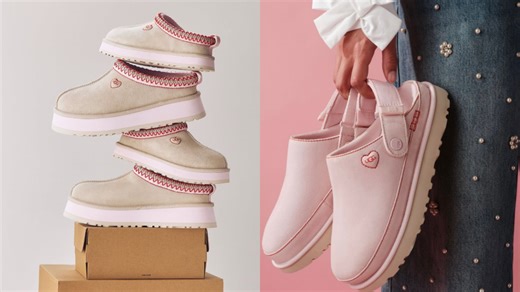 Ugg's Valentine's Day Collection Reinterprets the Viral Tazz Slipper in Embroidered Hearts and All Things Pink — Shop Here