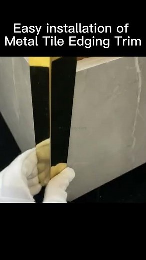 Can you add tile edge trim after tiling?