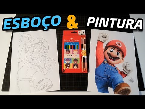 TUTORIAL COMPLETO - Como Desenhar o Super Mario Bros