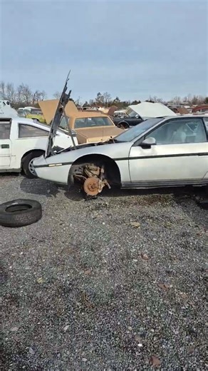 Pontiac Fiero Junkyard Find #junkyard #abandoned #automobile #pontiac #1980s #sportscar