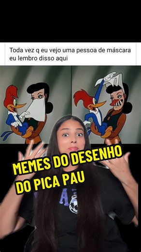 Lendo memes do desenho pica pau #picapaudesenho #picapaumemes