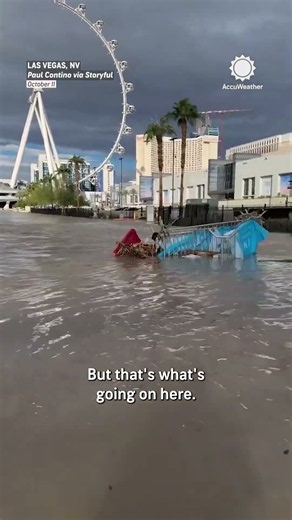 Watch the whole street become a river in Vegas